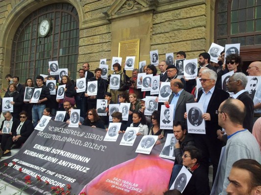 AGBU Europe, EGAM and DürDe! commemorate the Armenian Genocide in Istanbul,  Turkey