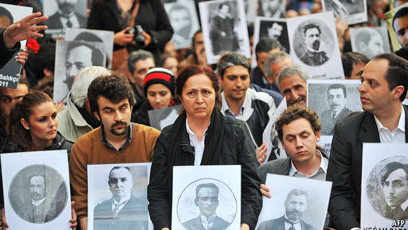 AGBU Europe, EGAM and DürDe! commemorate the Armenian Genocide in Istanbul,  Turkey