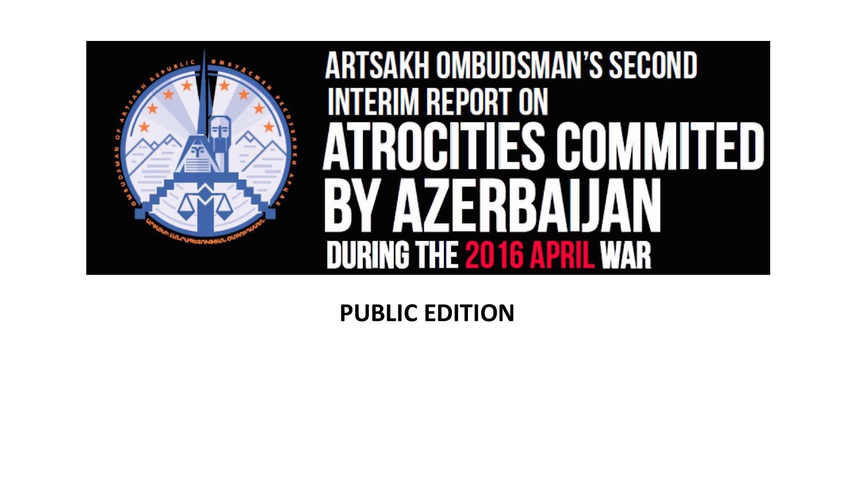 NKR Ombudsman report on war crimes in Karabakh