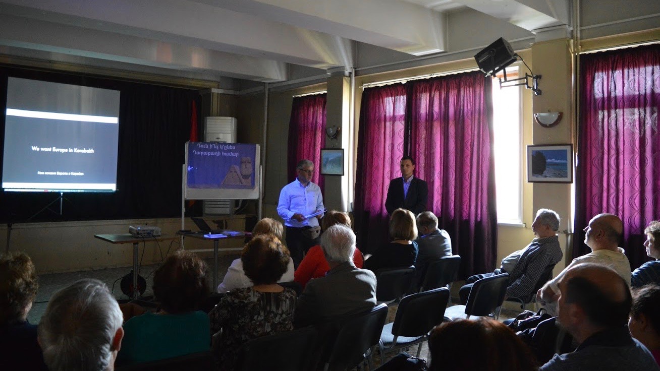 AGBU Sofia presents “For EU Aid to Artsakh” campaign in Bulgaria
