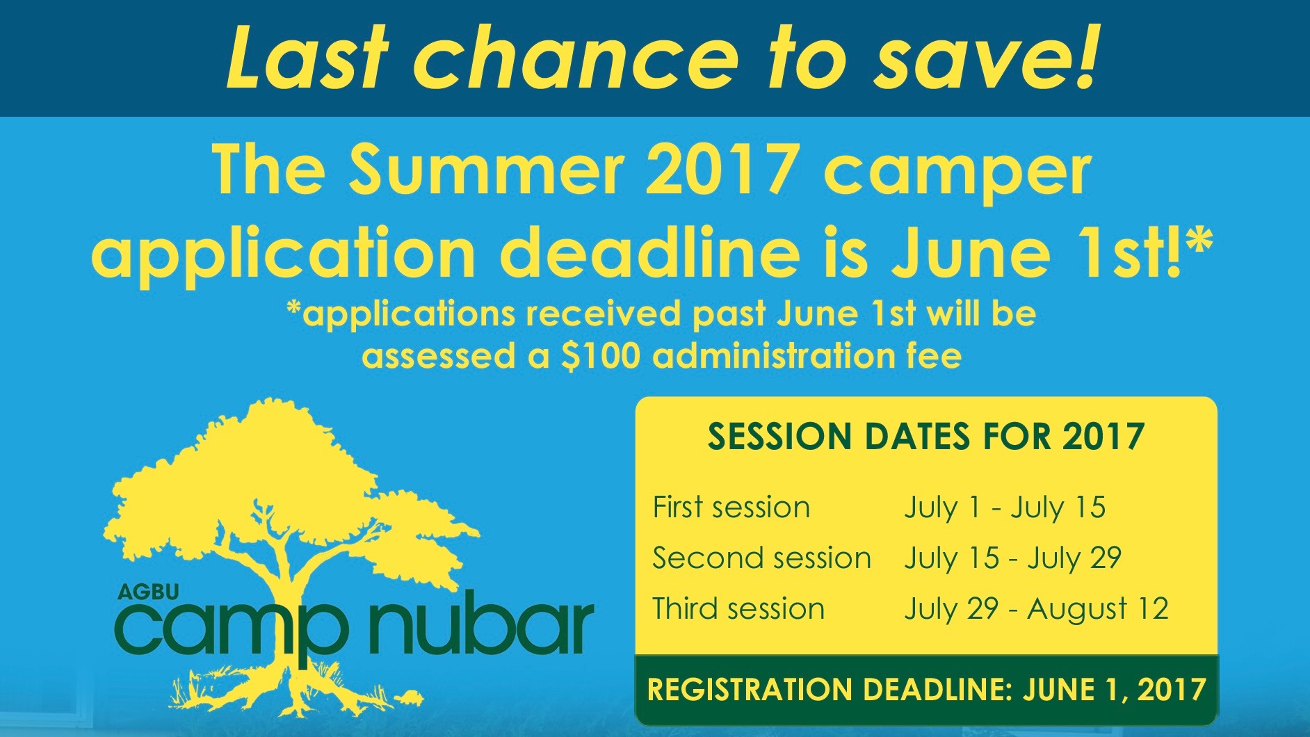 AGBU Camp Nubar – last call for applications!