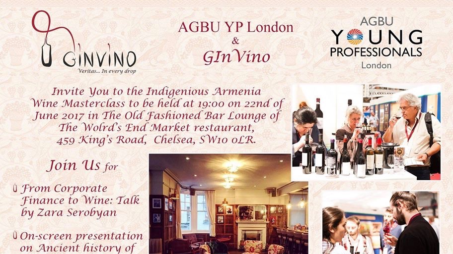 Indigenous Armenia Wine Masterclass – London, UK
