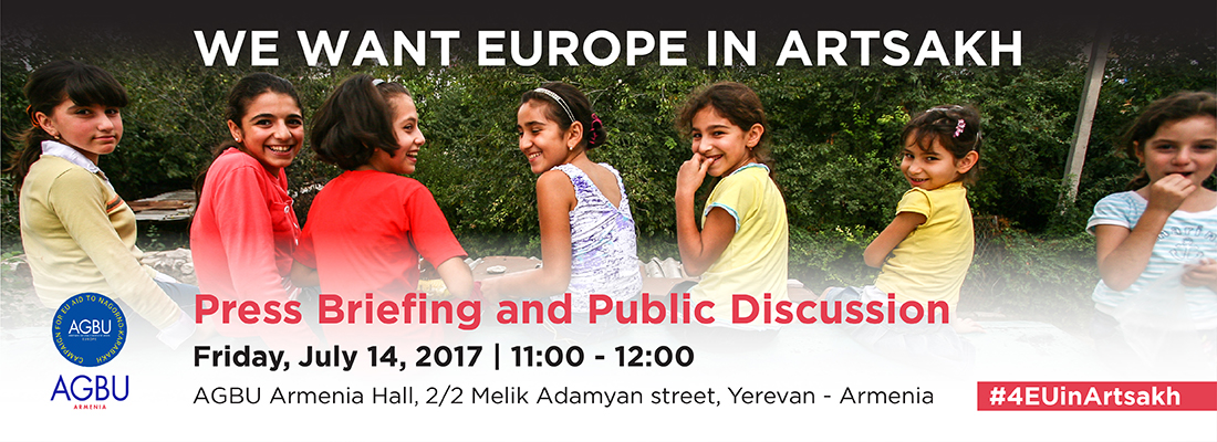 Press Conference “We want EU in Artsakh” – Yerevan, Armenia