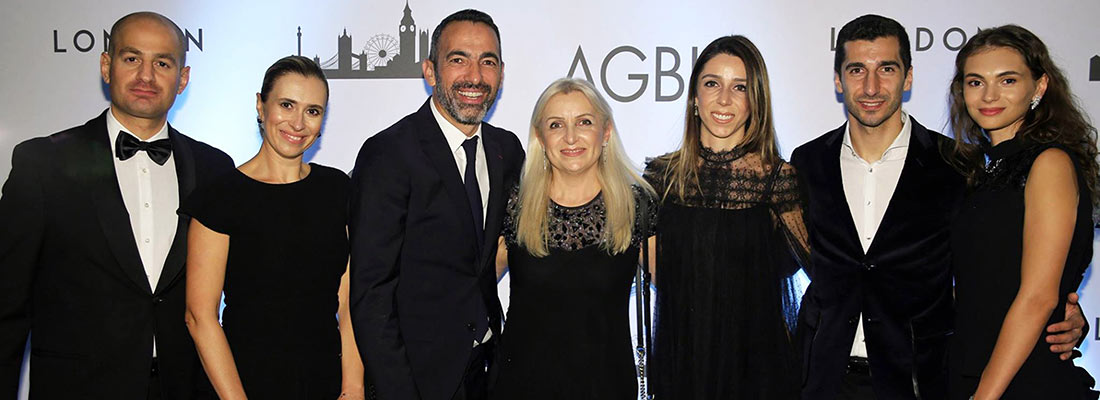 Henrikh Mkhitaryan Honored at AGBU London Gala to Benefit TUMOxAGBU Centers