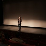 Céline Gulekjian from AGBU Europe, presenting the Armenian Short Films selection