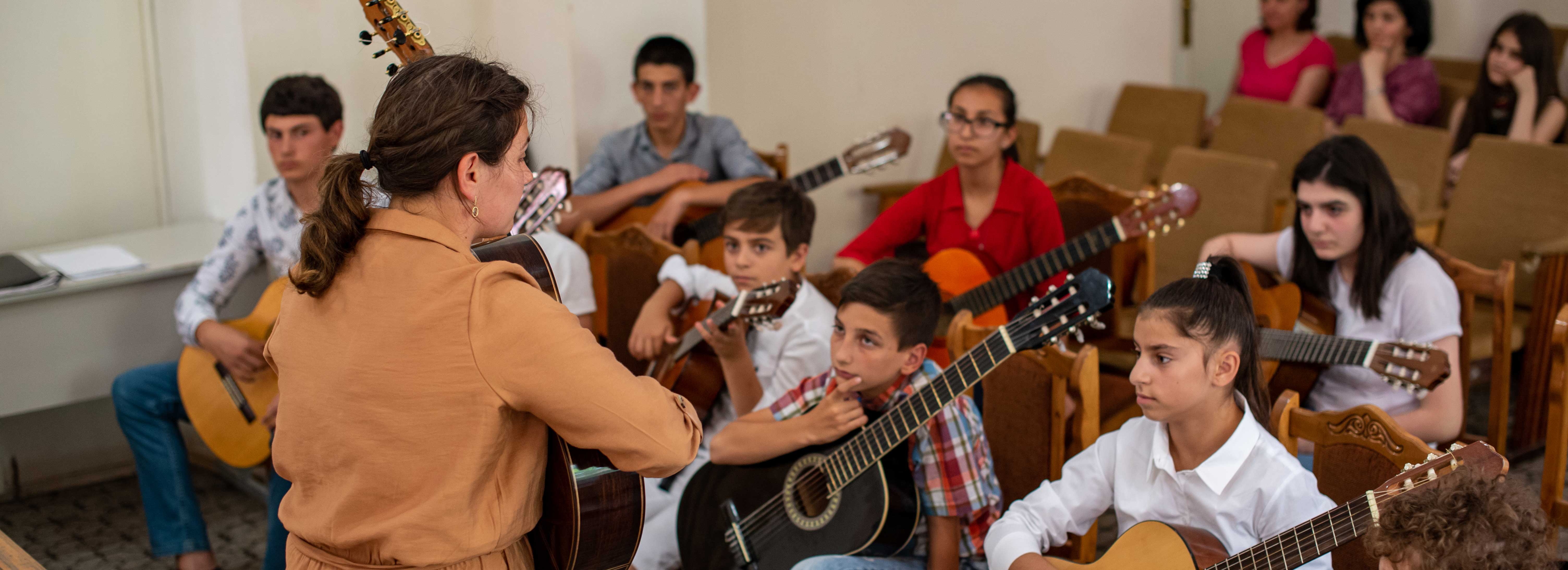 AGBU-HAIK brings German-Armenian Music Students to Armenia for Charity Work